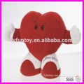 plush red heart toys for advertise
